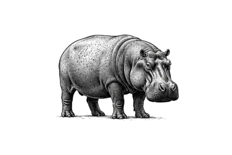 Ippopotamo in Tanzania durante un safari fotografico