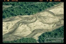 Vista aerea del fiume Rufiji nel parco nazionale di Nyerere (prima Selous)