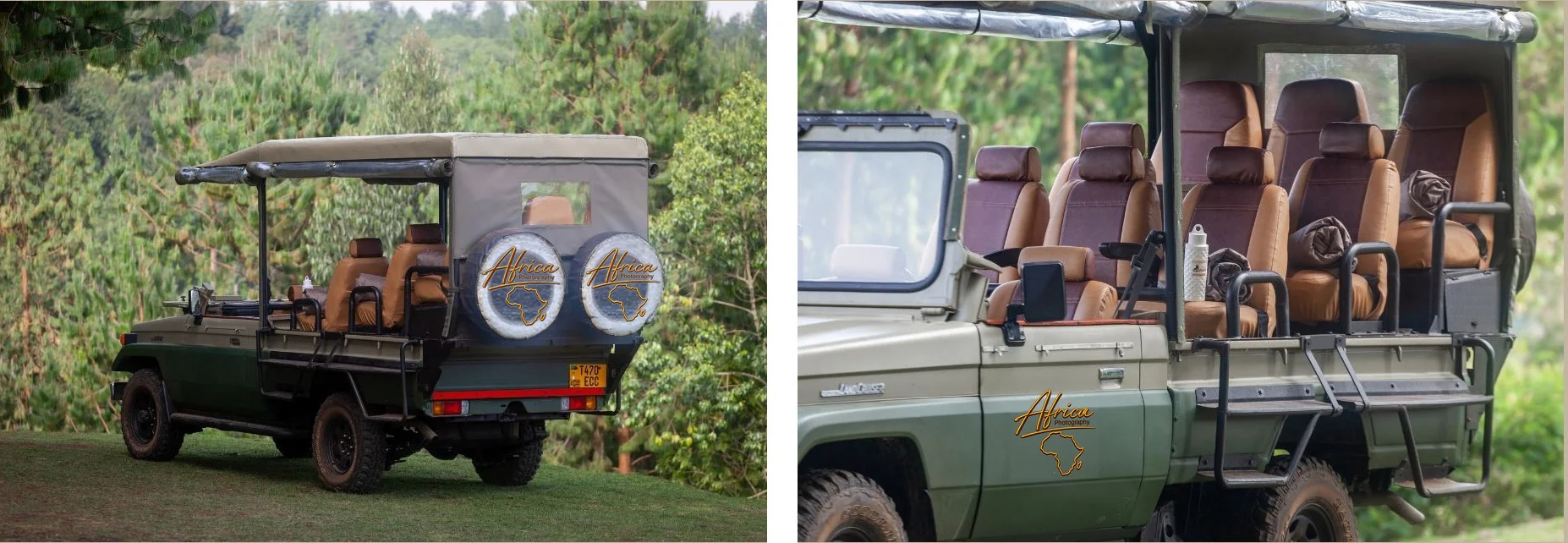 Il landcruiser aperto per il safari fotografico in Africa nel Tarangire