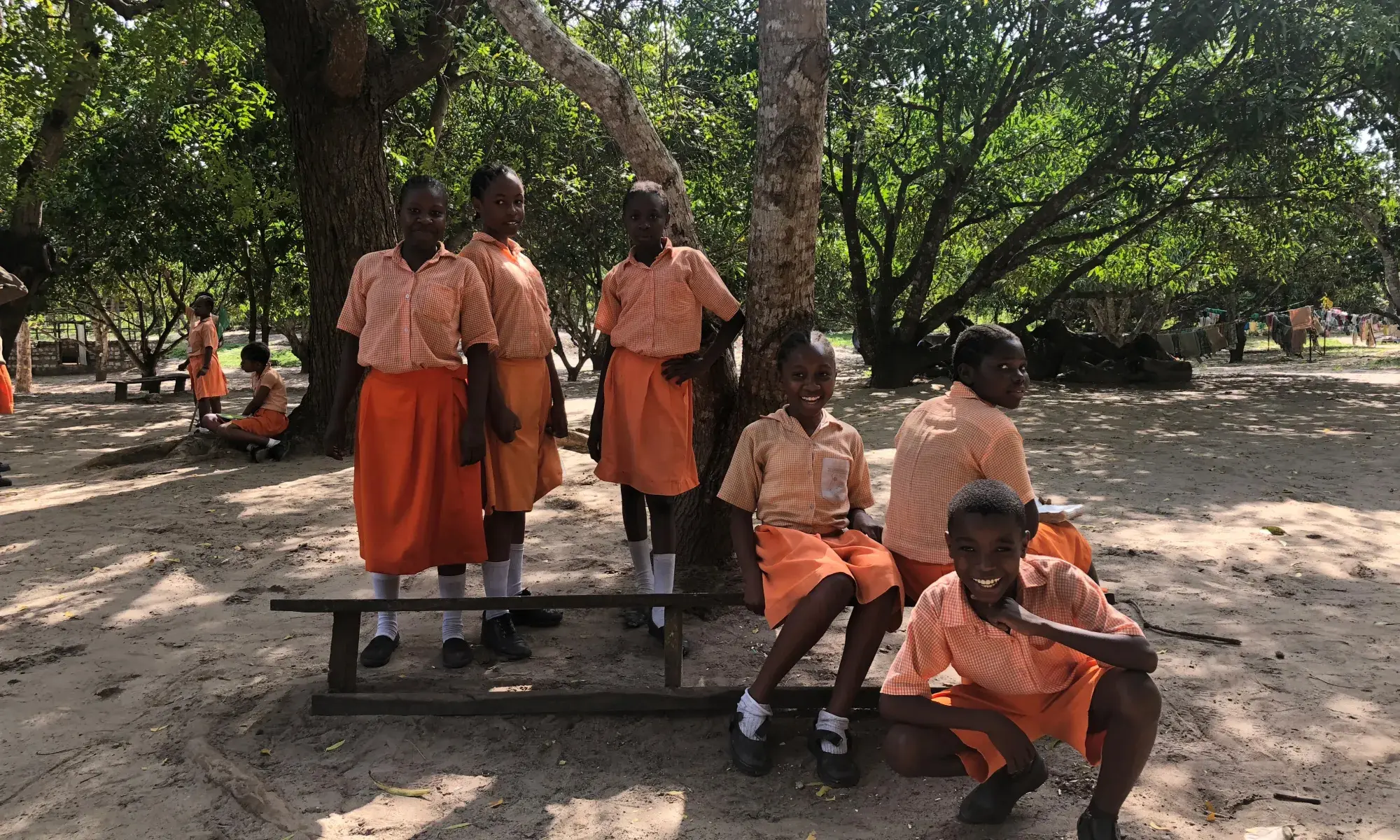 Girls studying at Bambakofi Academy in Kilifi, Kenya