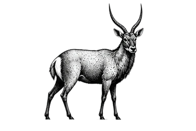 Waterbuck in Katavi National Park during a photographic safari in Tanzania
