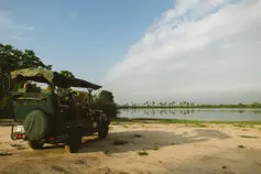 Rufiji River Camp is integrated in the 8 day fly-in photographic safari in combination with Ruaha National Park