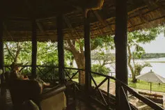 Rufiji River Camp is integrated in the 8 day fly-in photographic safari in combination with Ruaha National Park