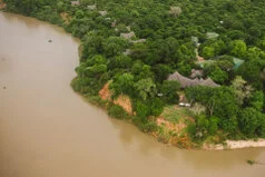 Rufiji River Camp is integrated in the 8 day fly-in photographic safari in combination with Ruaha National Park