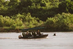 Rufiji River Camp is integrated in the 8 day fly-in photographic safari in combination with Ruaha National Park